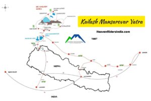 Kailash Mansarovar Route Map