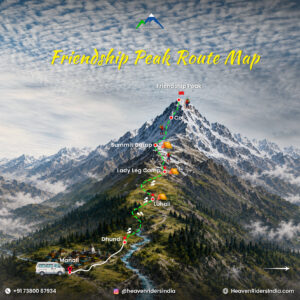 Friendship peak route Map