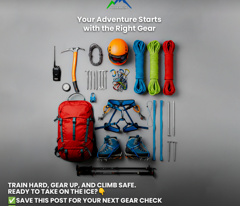 ice climbing equipment
